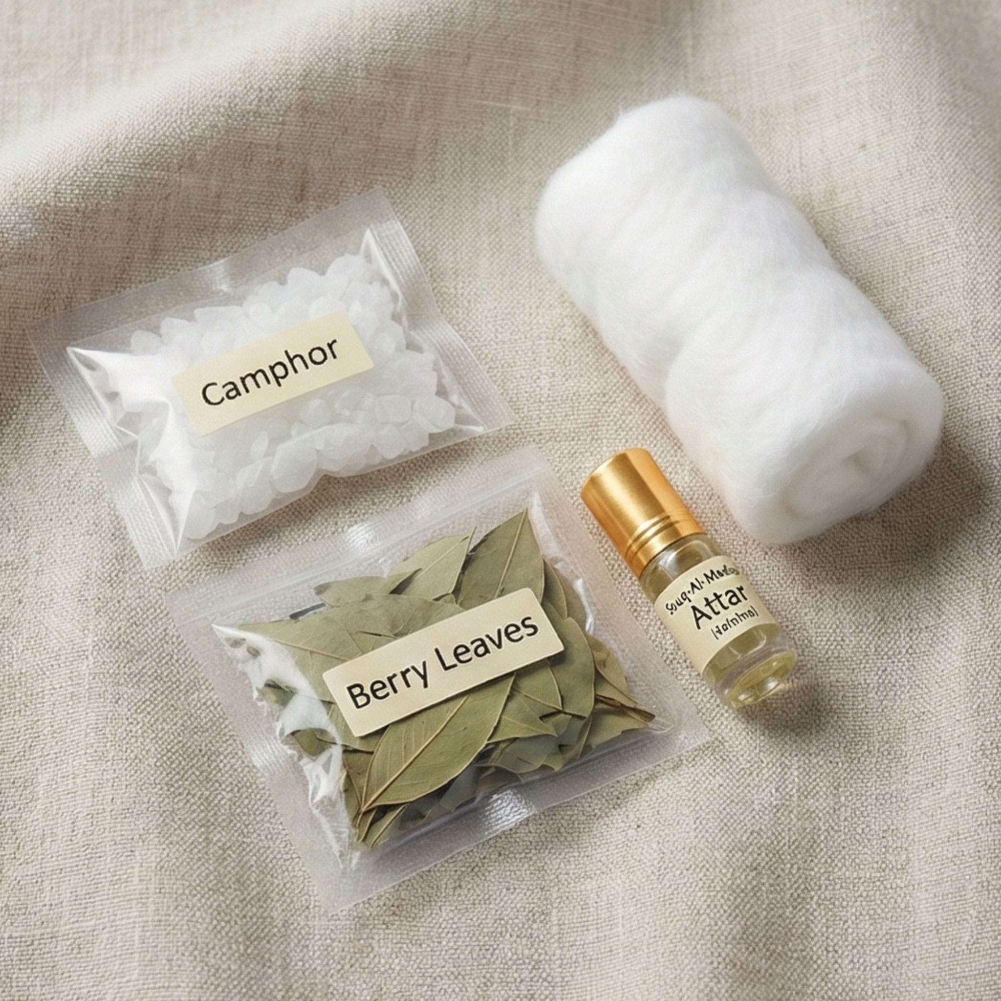 Complete Men's Kafan Kit (Sunnah Burial Shroud) مردانہ کفن کا مکمل مجموعہ (مسنون کفن)